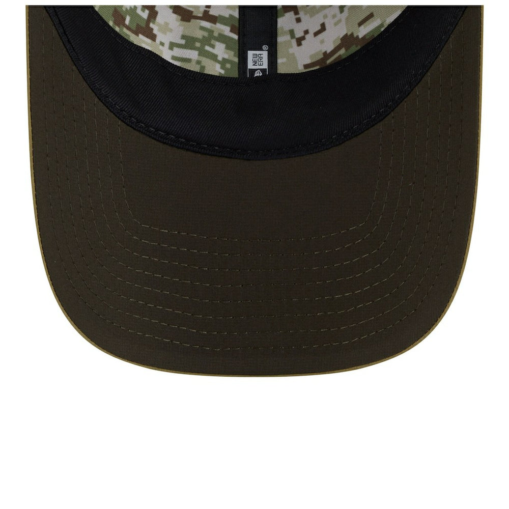 Minnesota Vikings New Era Women's 2025 Salute to Service Pony Tail Adjustable Hat Green - NFL
