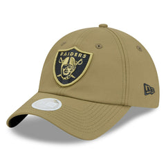 Las Vegas Raiders New Era Women's 2025 Salute to Service Pony Tail Adjustable Hat Green - NFL