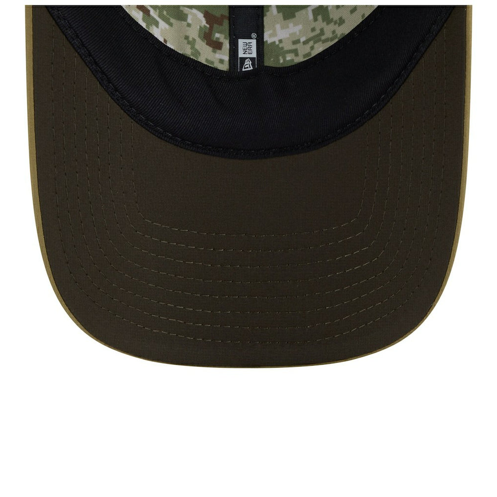 Las Vegas Raiders New Era Women's 2025 Salute to Service Pony Tail Adjustable Hat Green - NFL