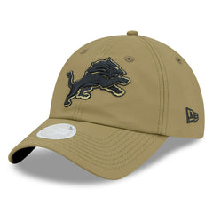 Detroit Lions New Era Women's 2025 Salute to Service Pony Tail Adjustable Hat Green - NFL