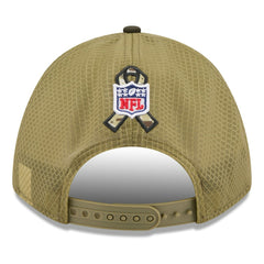 Kansas City Chiefs New Era Youth 2025 Salute to Service 9FORTY A-Frame Adjustable Hat Green/Dark Green - NFL