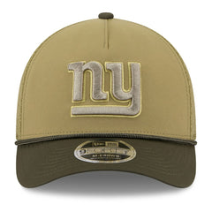 New York Giants New Era Youth 2025 Salute to Service 9FORTY A-Frame Adjustable Hat Green/Dark Green - NFL