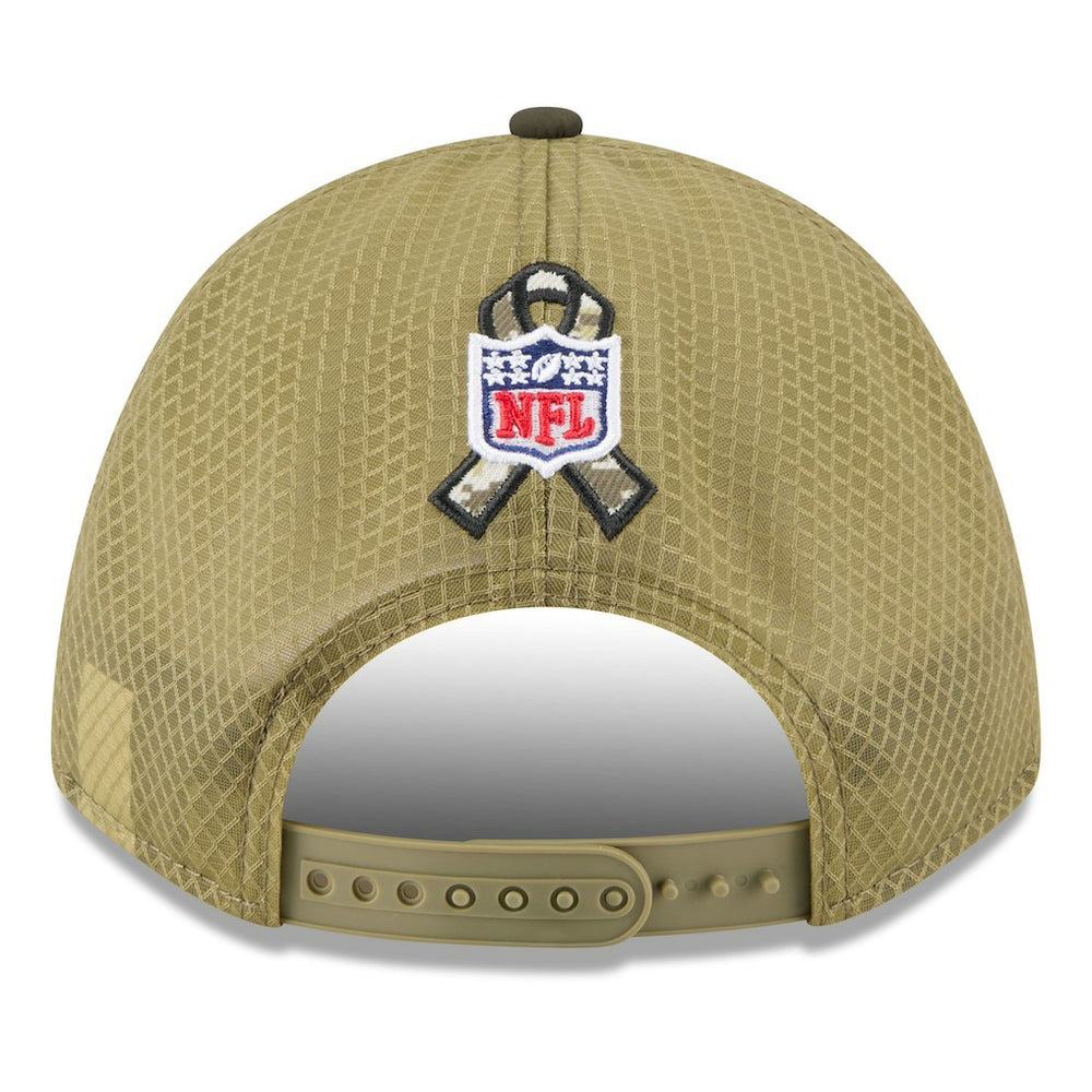 Cincinnati Bengals New Era Youth 2025 Salute to Service 9FORTY A-Frame Adjustable Hat Green/Dark Green - NFL