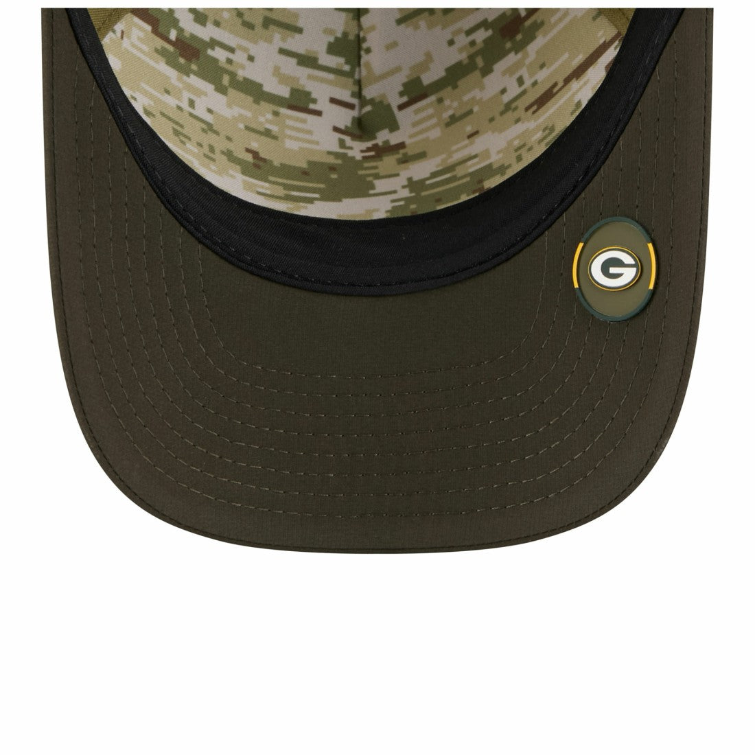 Green Bay Packers New Era Youth 2025 Salute to Service 9FORTY A-Frame Adjustable Hat Green/Dark Green - NFL