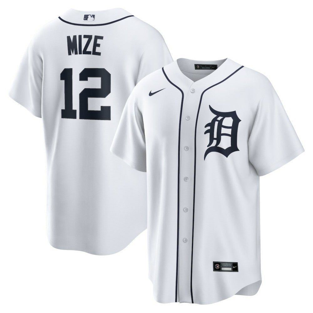 Casey Mize Detroit Tigers Nike Home Replica Jersey Lifestyle