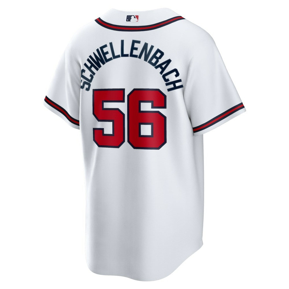 Spencer Schwellenbach Atlanta Braves Nike Home Replica Jersey for sale