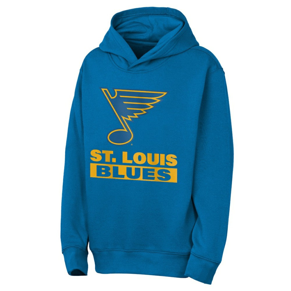 St. Louis Blues - Outerstuff Youth Back to Basics Hoodie Blue