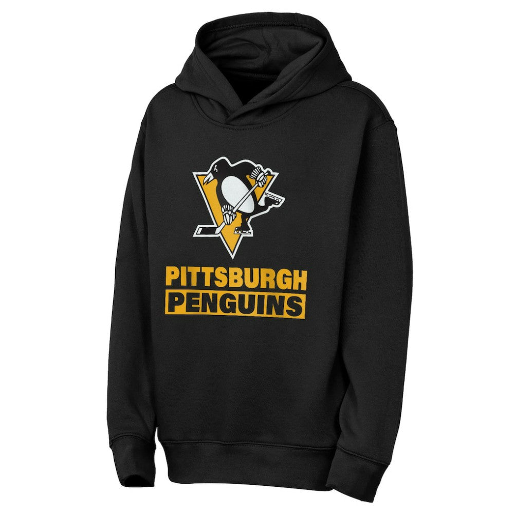 Pittsburgh Penguins Outerstuff Youth Back to Basics Hoodie Black