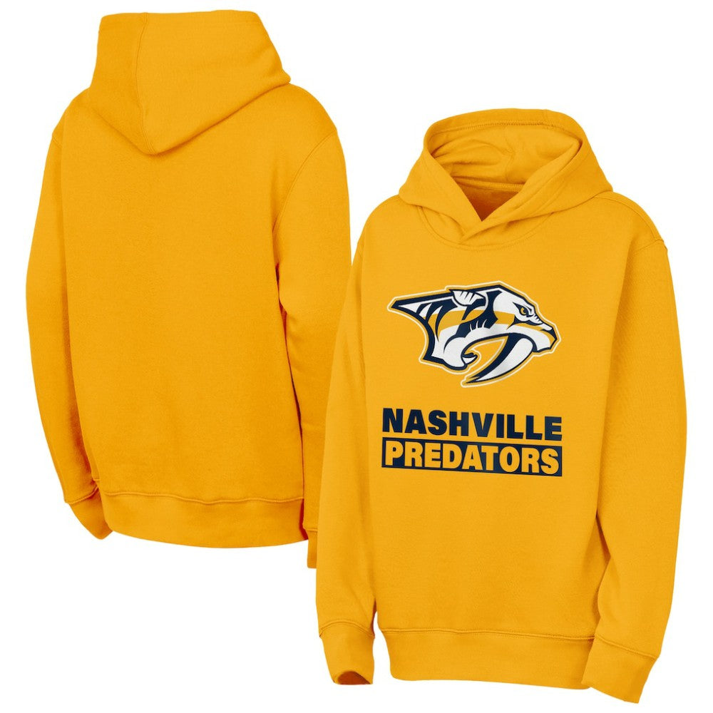 Nashville Predators - Outerstuff Youth Back to Basics Hoodie Gold