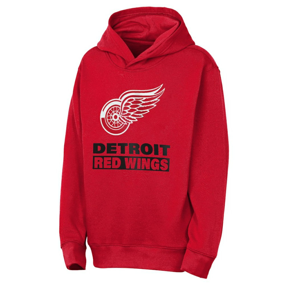 Detroit Red Wings - Outerstuff Youth Back to Basics Hoodie Red