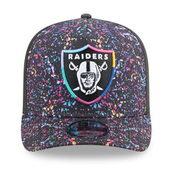 Las Vegas Raiders New Era 2025 NFL Crucial Catch A-Frame 9FIFTY Snapback Hat Black - NFL