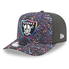Las Vegas Raiders New Era 2025 NFL Crucial Catch A-Frame 9FIFTY Snapback Hat Black - NFL