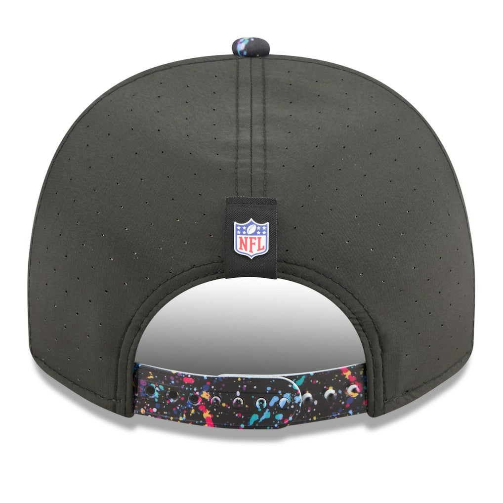 Miami Dolphins New Era 2025 NFL Crucial Catch A-Frame 9FIFTY Snapback Hat Black - NFL