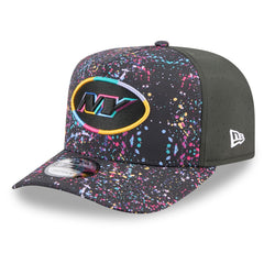 New York Jets New Era 2025 NFL Crucial Catch A-Frame 9FIFTY Snapback Hat Black - NFL