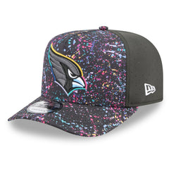 Arizona Cardinals New Era 2025 NFL Crucial Catch A-Frame 9FIFTY Snapback Hat Black - NFL