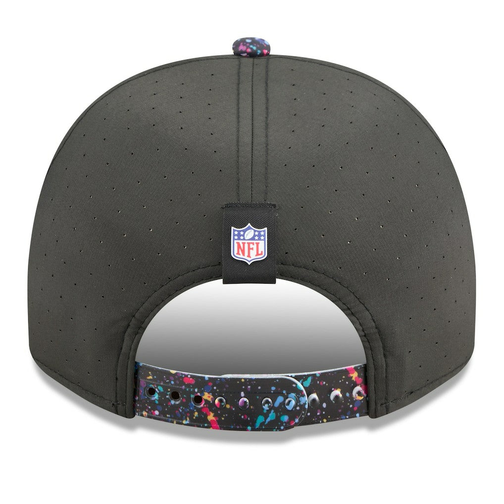 Detroit Lions New Era 2025 NFL Crucial Catch A-Frame 9FIFTY Snapback Hat Black - NFL