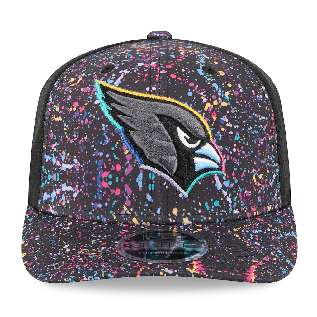 Arizona Cardinals New Era 2025 NFL Crucial Catch 9SEVENTY Adjustable Hat Black - NFL