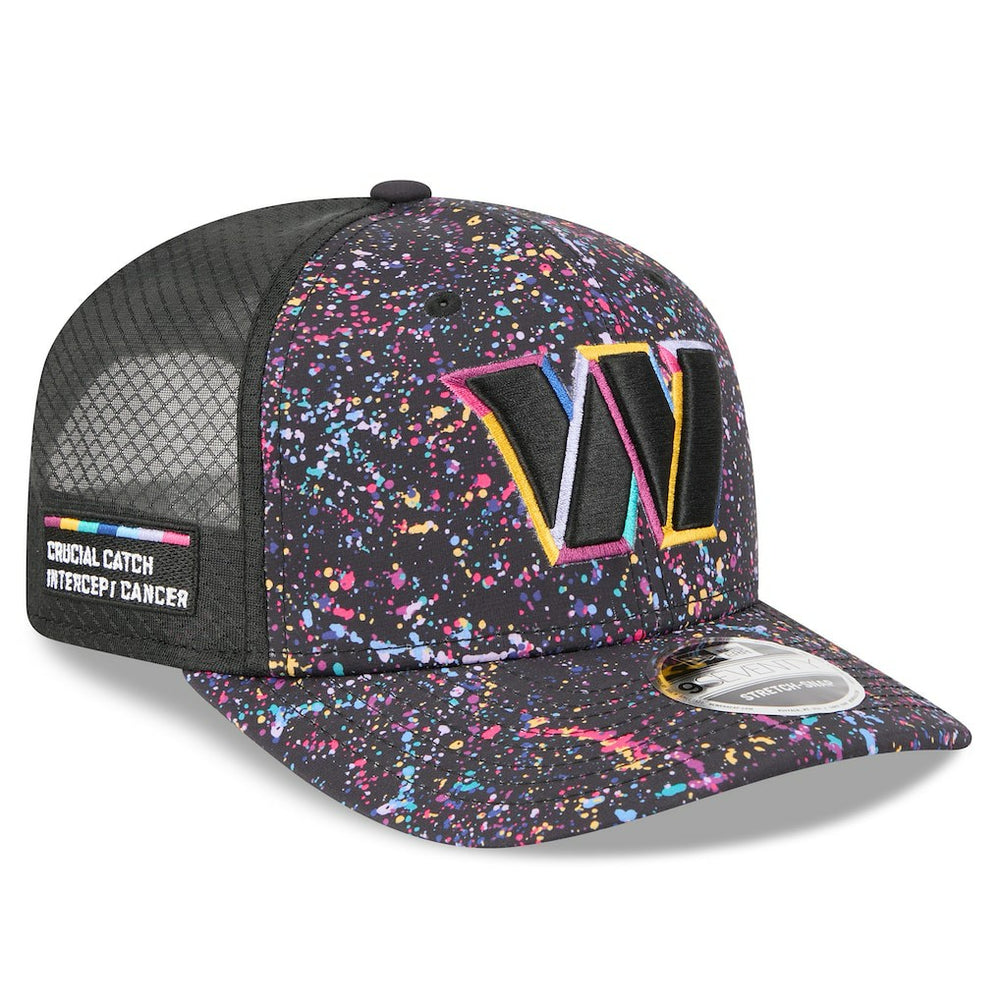Washington Commanders New Era 2025 NFL Crucial Catch 9SEVENTY Adjustable Hat Black - NFL