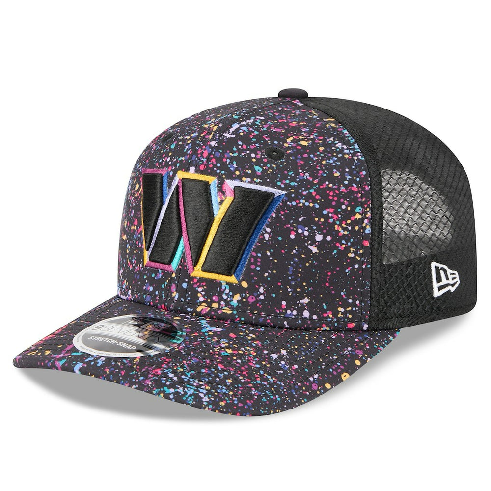 Washington Commanders New Era 2025 NFL Crucial Catch 9SEVENTY Adjustable Hat Black - NFL