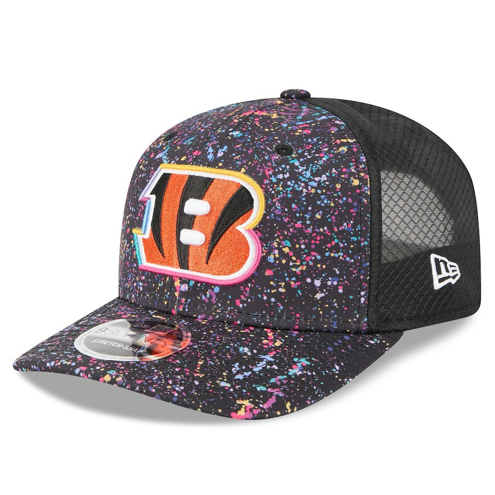 Cincinnati Bengals New Era 2025 NFL Crucial Catch 9SEVENTY Adjustable Hat Black - NFL