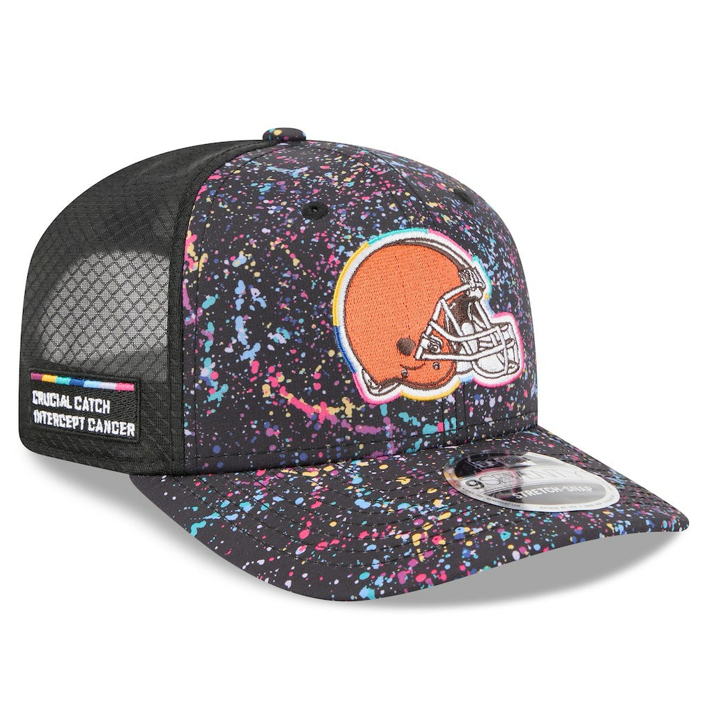 Cleveland Browns New Era 2025 NFL Crucial Catch 9SEVENTY Adjustable Hat Black - NFL