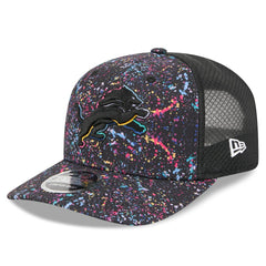 Detroit Lions New Era 2025 NFL Crucial Catch 9SEVENTY Adjustable Hat Black - NFL
