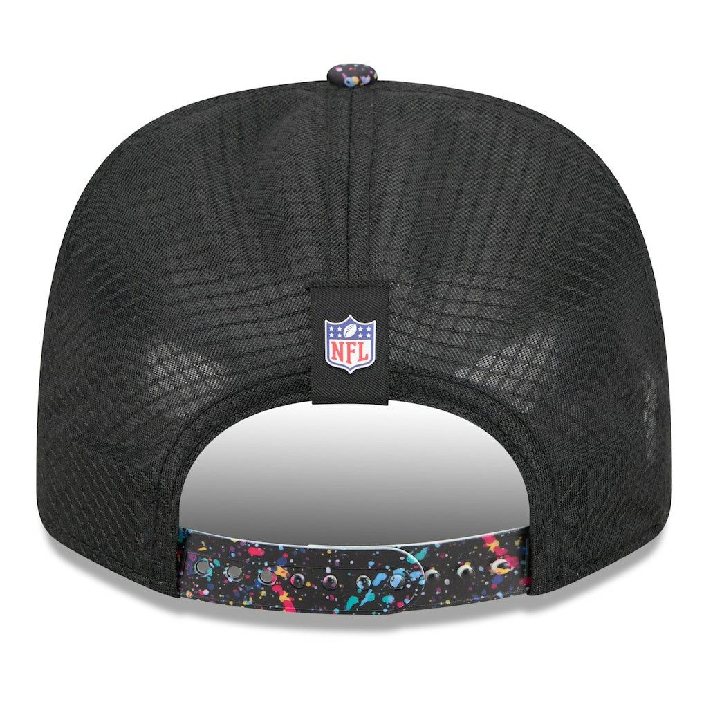 Detroit Lions New Era 2025 NFL Crucial Catch 9SEVENTY Adjustable Hat Black - NFL