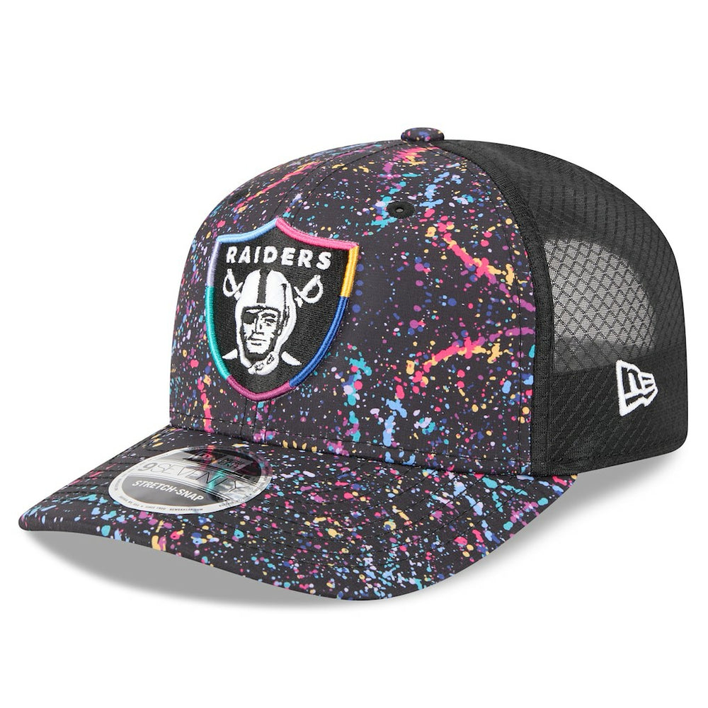 Las Vegas Raiders New Era 2025 NFL Crucial Catch 9SEVENTY Adjustable Hat Black - NFL