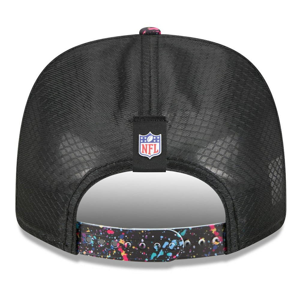 Miami Dolphins New Era 2025 NFL Crucial Catch 9SEVENTY Adjustable Hat Black - NFL