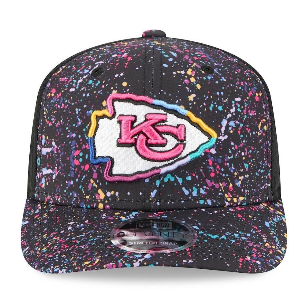 Kansas City Chiefs New Era 2025 NFL Crucial Catch 9SEVENTY Adjustable Hat Black - NFL