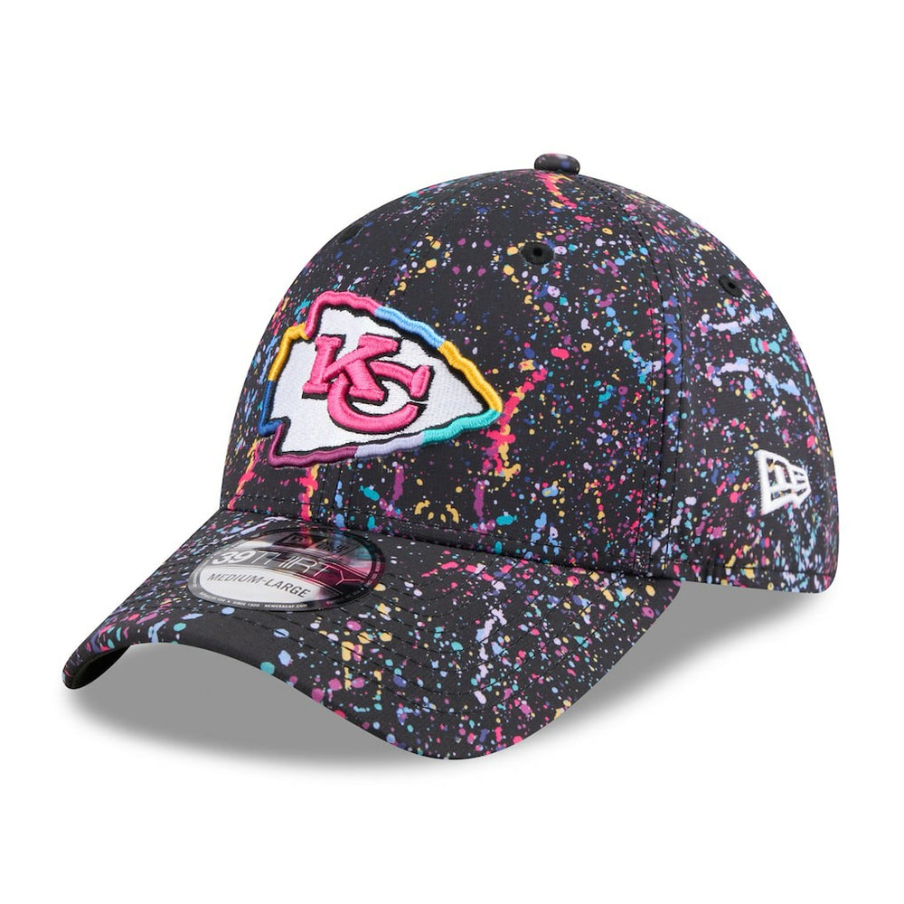 Kansas City Chiefs New Era 2025 NFL Crucial Catch 39THIRTY Flex Hat Black - NFL