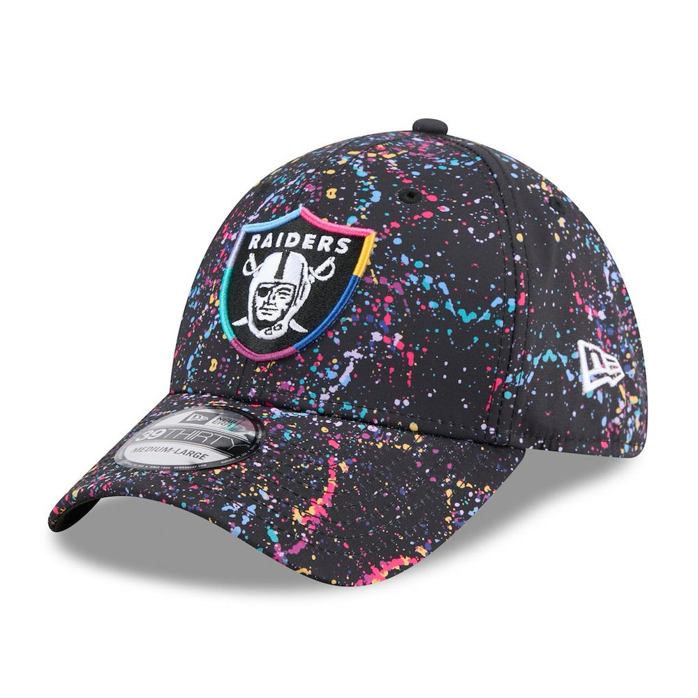 Las Vegas Raiders New Era 2025 NFL Crucial Catch 39THIRTY Flex Hat Black - NFL