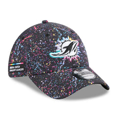 Miami Dolphins New Era 2025 NFL Crucial Catch 39THIRTY Flex Hat Black - NFL