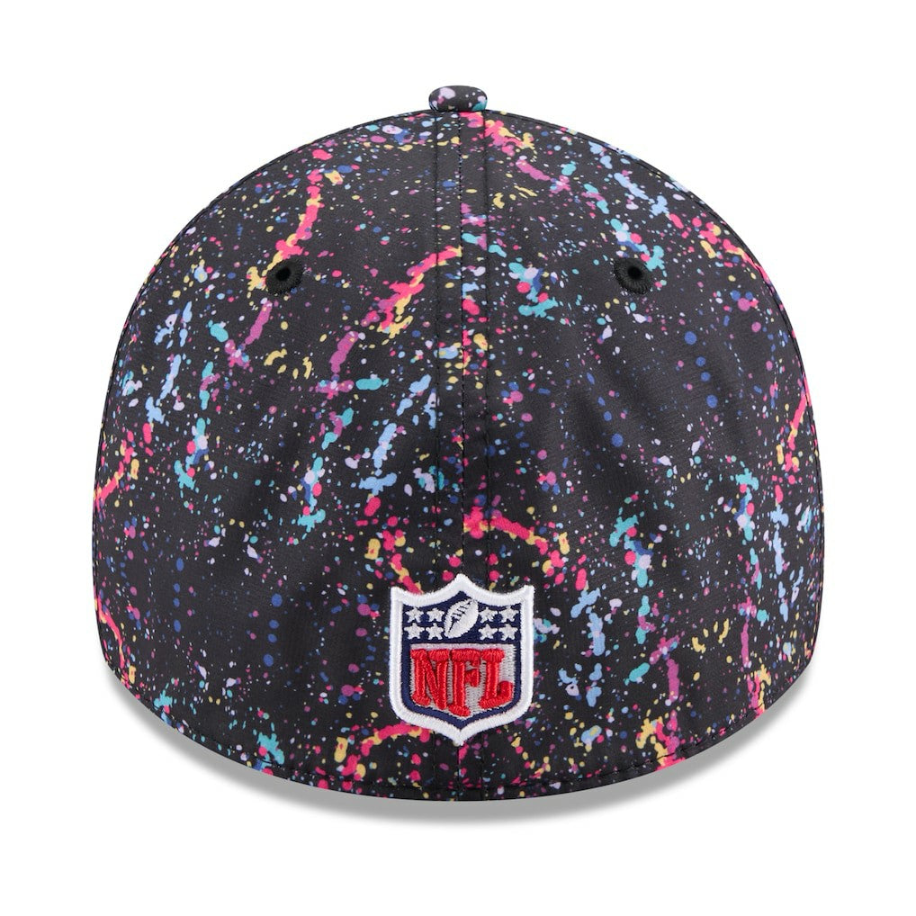 Miami Dolphins New Era 2025 NFL Crucial Catch 39THIRTY Flex Hat Black - NFL