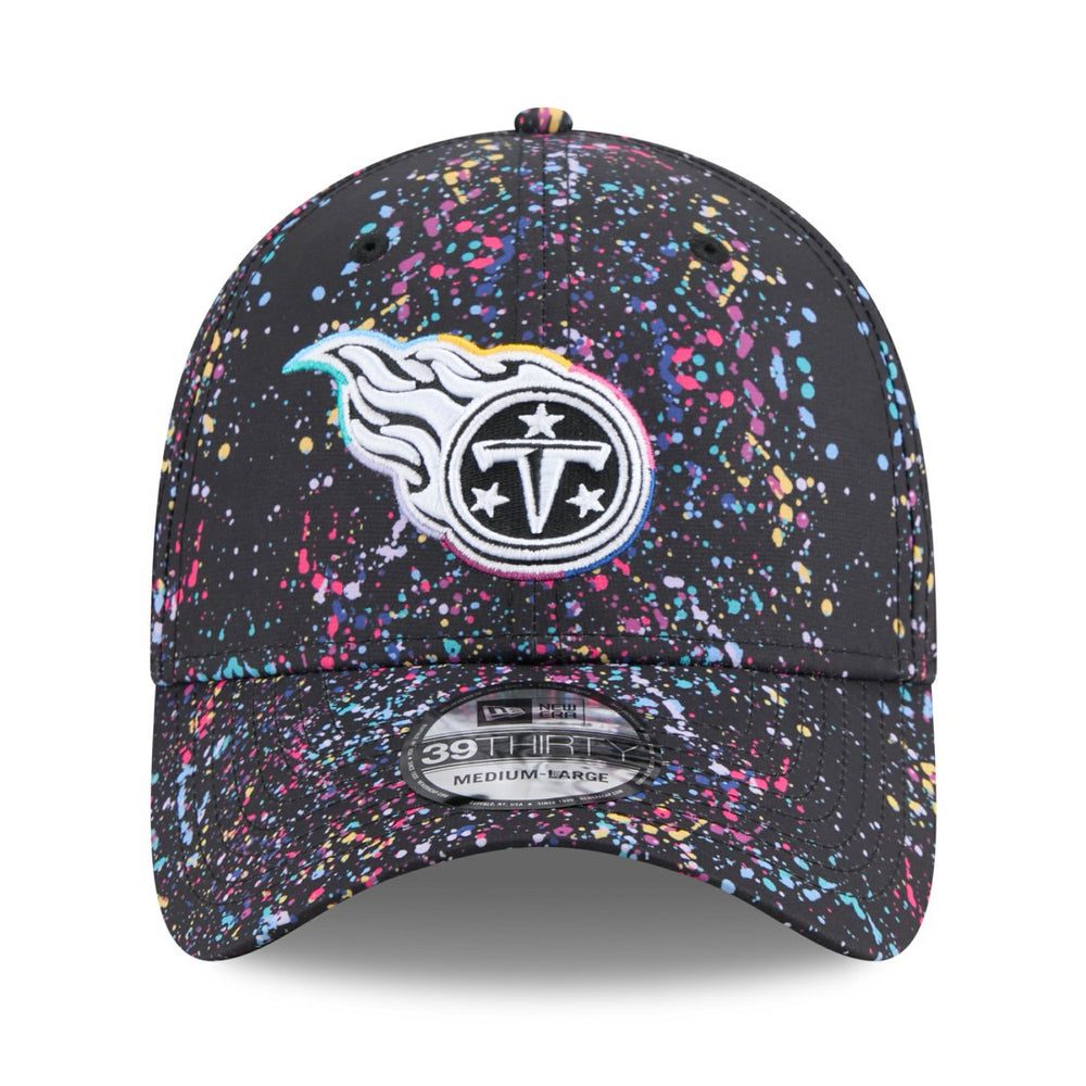 Tennessee Titans New Era 2025 NFL Crucial Catch 39THIRTY Flex Hat Black - NFL