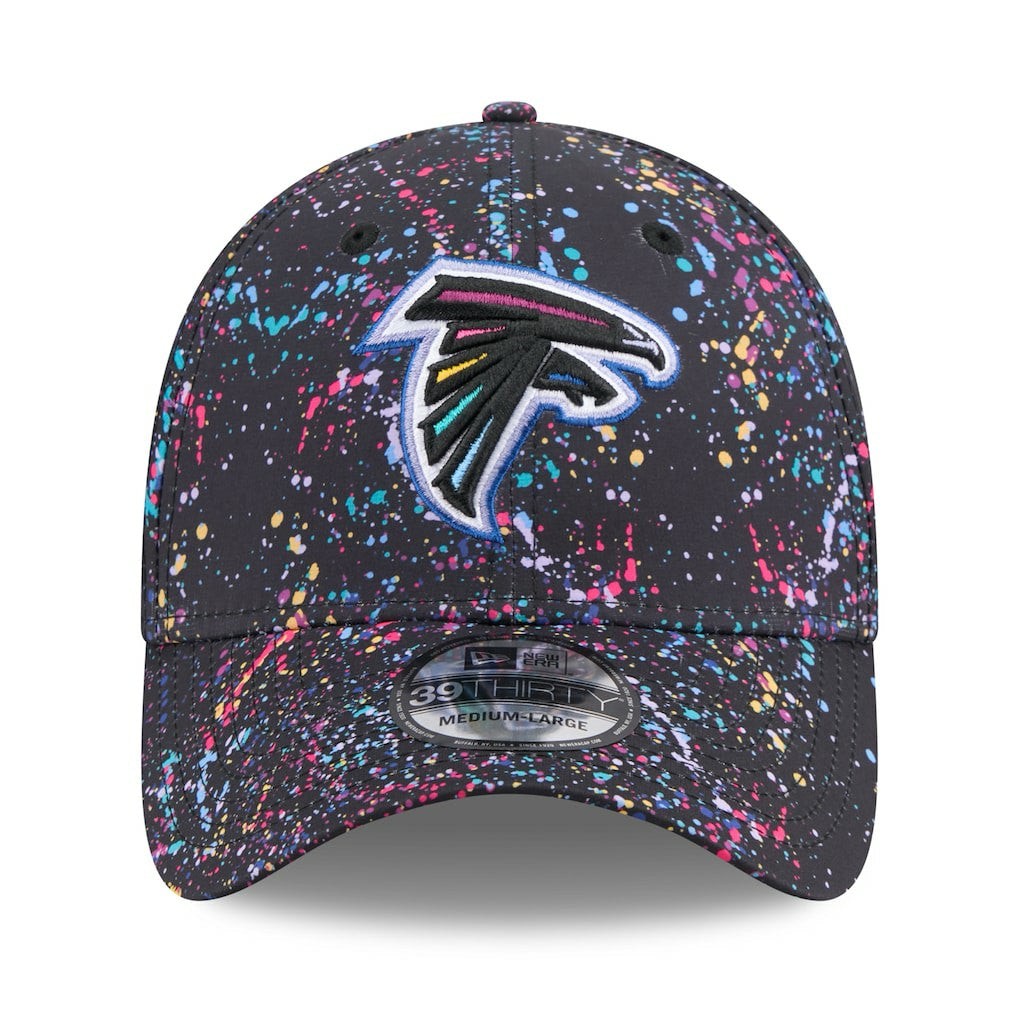 Atlanta Falcons New Era 2025 NFL Crucial Catch 39THIRTY Flex Hat Black - NFL