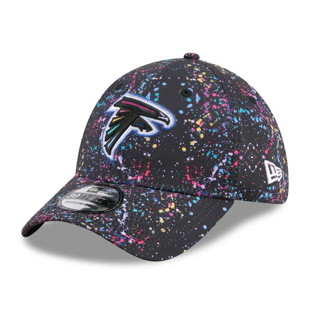Atlanta Falcons New Era 2025 NFL Crucial Catch 39THIRTY Flex Hat Black - NFL