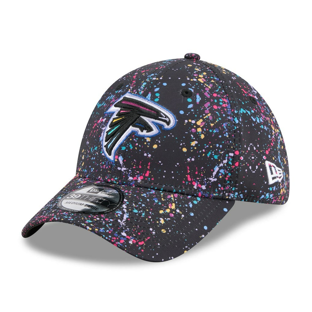 Atlanta Falcons New Era 2025 NFL Crucial Catch 39THIRTY Flex Hat Black - NFL