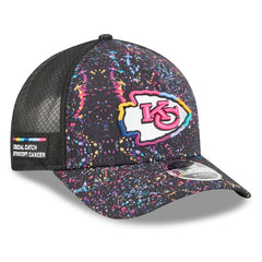 Kansas City Chiefs New Era 2025 NFL Crucial Catch 9FORTY Adjustable Hat Black - NFL