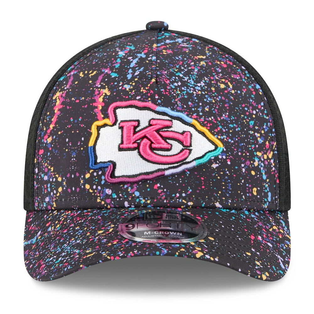 Kansas City Chiefs New Era 2025 NFL Crucial Catch 9FORTY Adjustable Hat Black - NFL