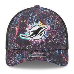 Miami Dolphins New Era 2025 NFL Crucial Catch 9FORTY Adjustable Hat Black - NFL