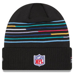 Cleveland Browns New Era 2025 NFL Crucial Catch Cuffed Knit Hat Black - NFL