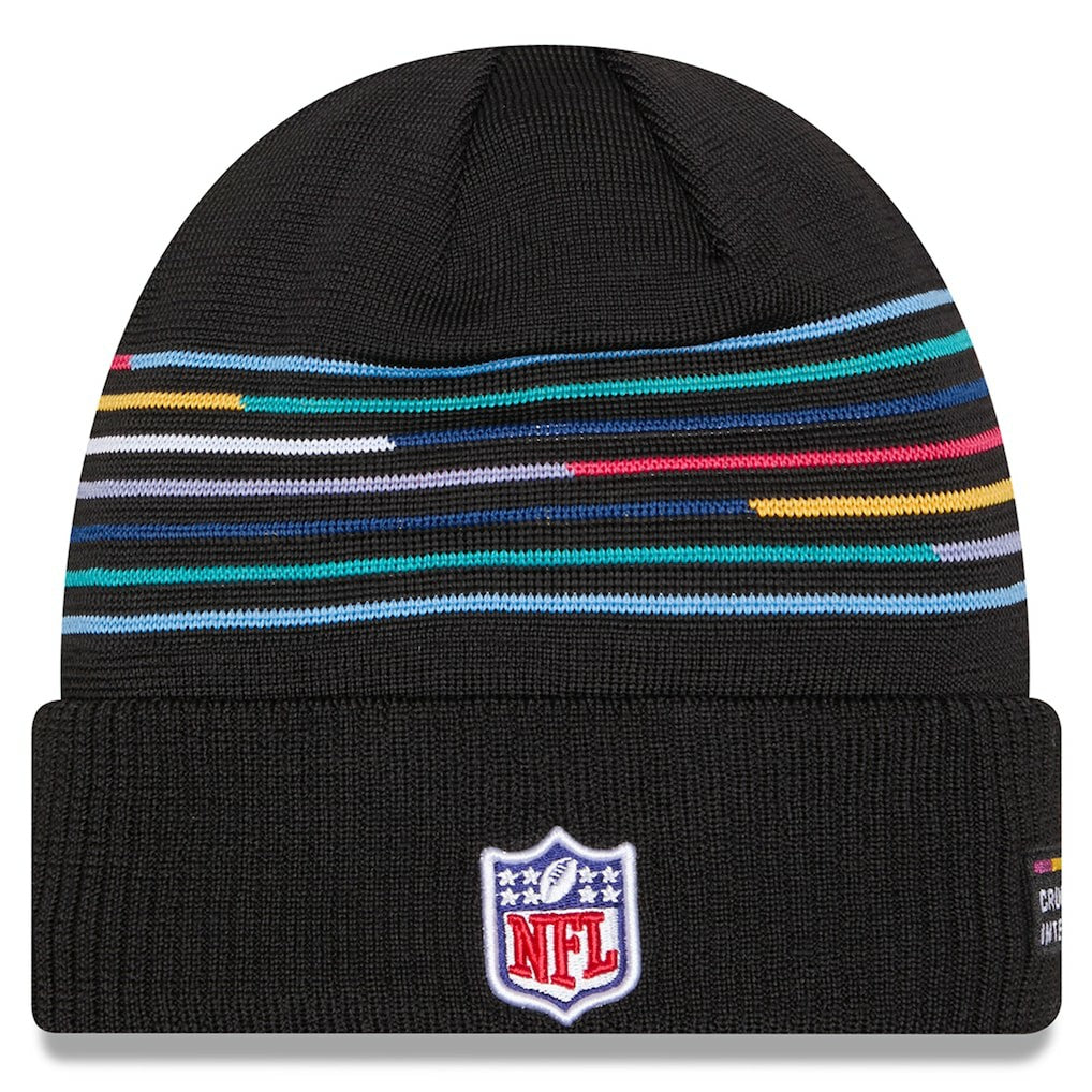 Arizona Cardinals New Era 2025 NFL Crucial Catch Cuffed Knit Hat Black - NFL