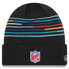 Atlanta Falcons New Era 2025 NFL Crucial Catch Cuffed Knit Hat Black - NFL