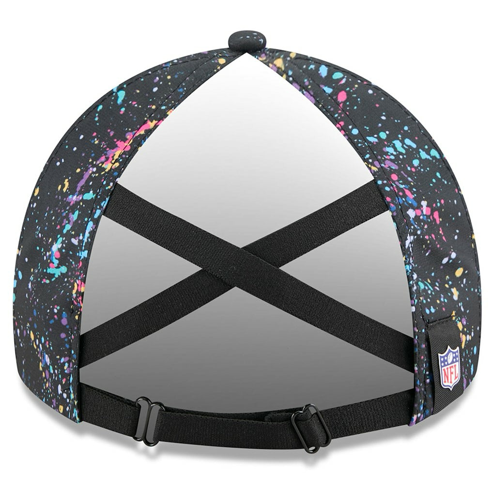 Los Angeles Chargers New Era Women's 2025 NFL Crucial Catch Pony Tail Adjustable Hat Black - NFL