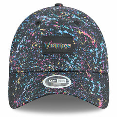 Minnesota Vikings New Era Women's 2025 NFL Crucial Catch Pony Tail Adjustable Hat Black - NFL