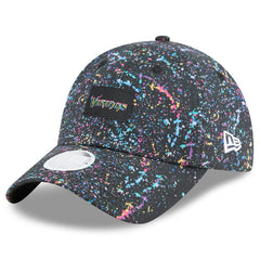Minnesota Vikings New Era Women's 2025 NFL Crucial Catch Pony Tail Adjustable Hat Black - NFL