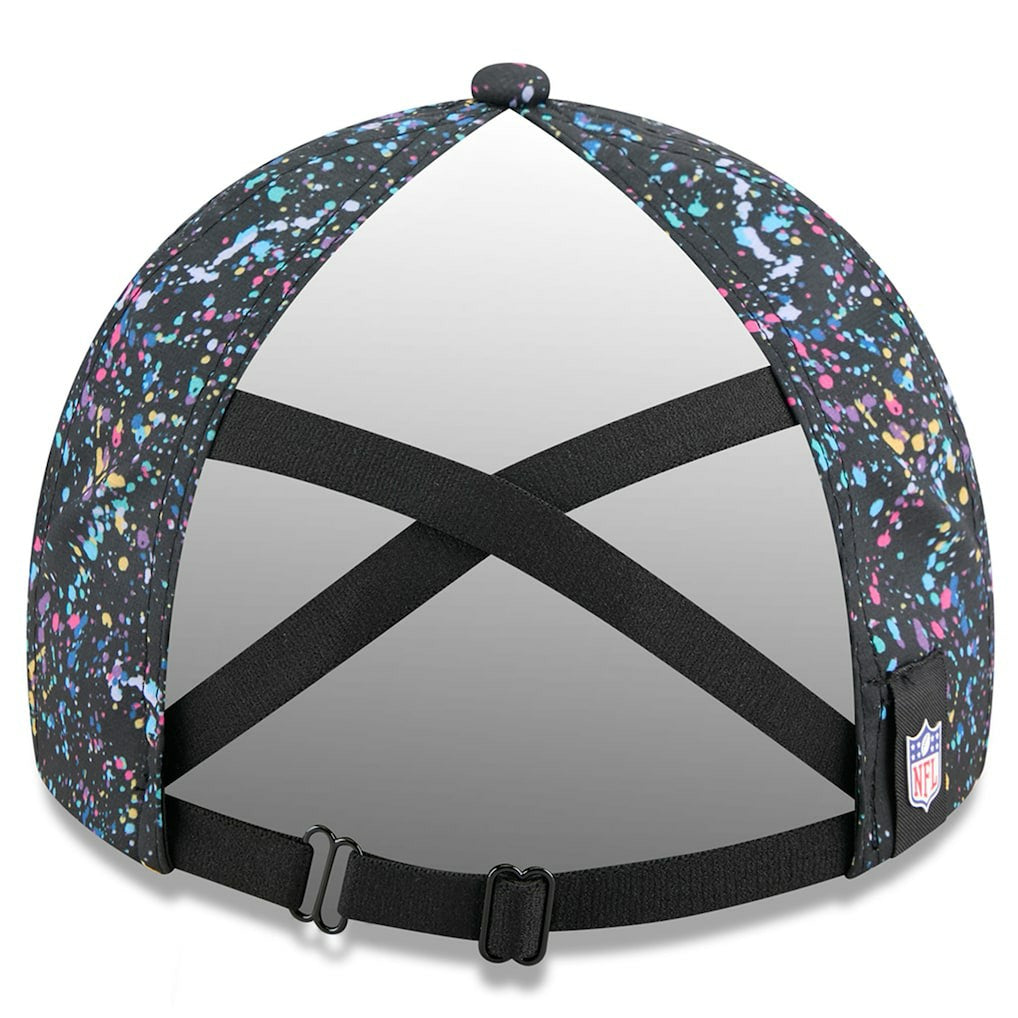 Atlanta Falcons New Era Women's 2025 NFL Crucial Catch Pony Tail Adjustable Hat Black - NFL