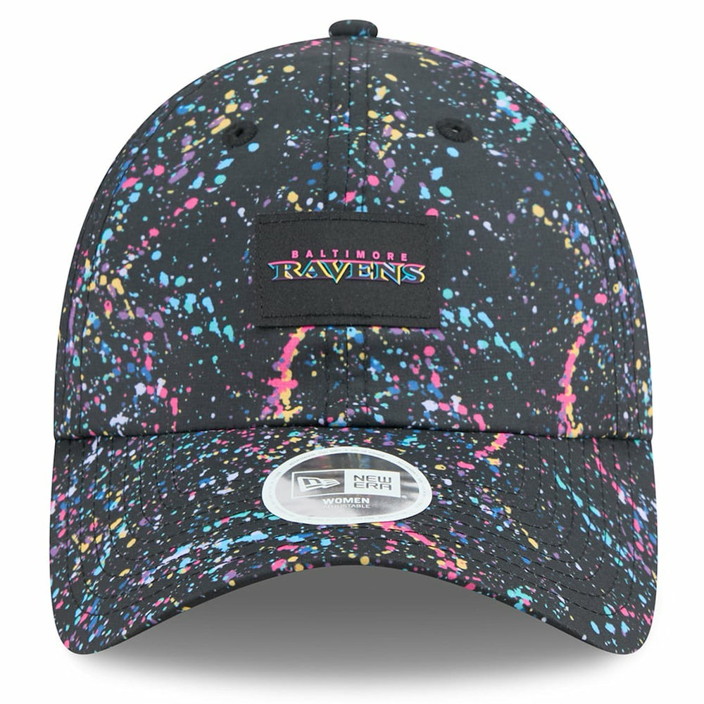 Baltimore Ravens New Era Women's 2025 NFL Crucial Catch Pony Tail Adjustable Hat Black - NFL