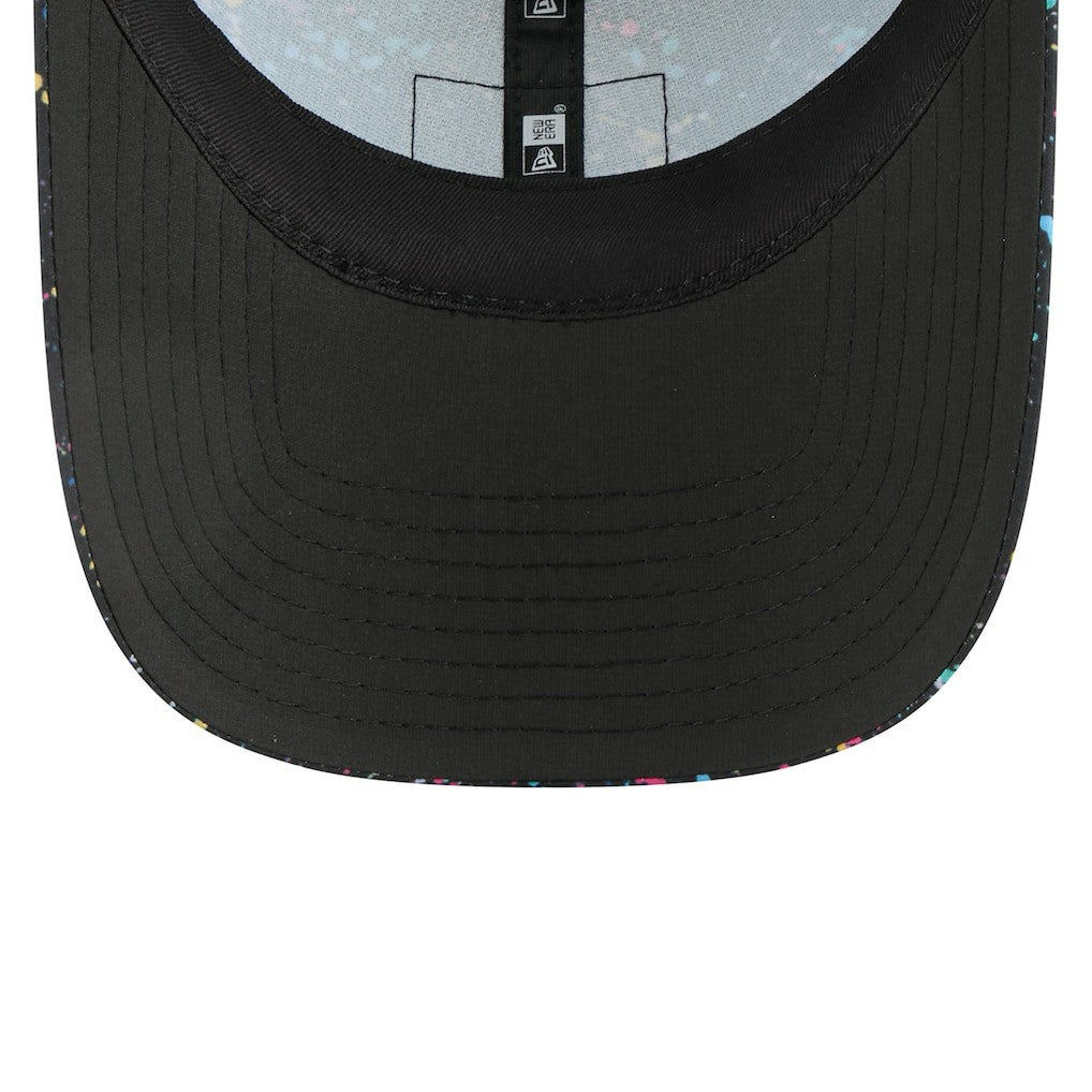 Detroit Lions New Era Women's 2025 NFL Crucial Catch Pony Tail Adjustable Hat Black - NFL